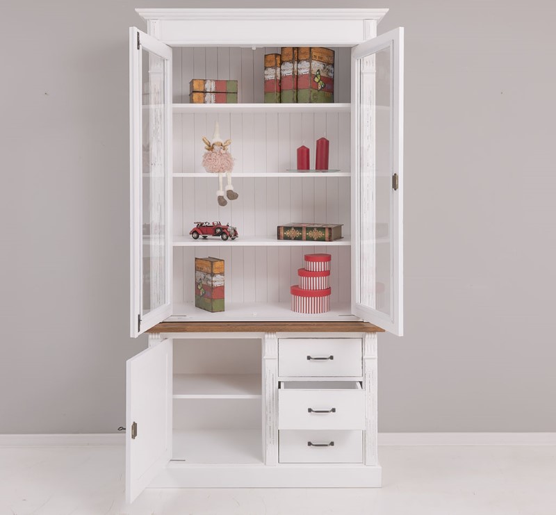 bibliotheque-vitrine-collection-elegance-largeur-120cm-pin-massif-personnalisable-lokimob-LM46BAS-plateau-chene-LM75HAUT-TopBP064-L086-L004A-4