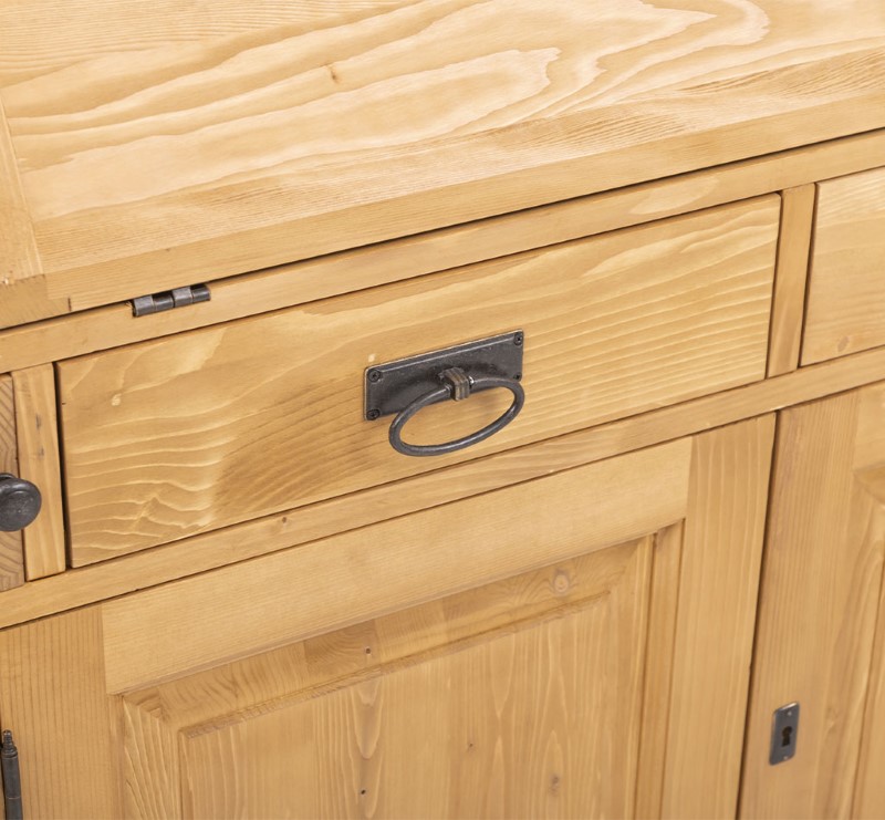 secretaire-bureau-avec-plateau-integre-deux-portes-et-deux-tiroirs-largeur-104cm-pin-massif-personnalisable-lokimob-LM116BAS-C002-7