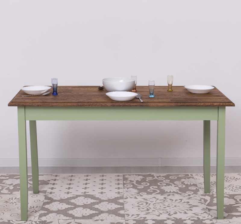 table-de-cuisine-largeur-140x70cm-pin-massif-personnalisable-lokimob-LM659-140-plateau-chene-TopBP064-L054-4