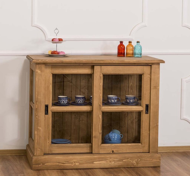 vitrine-basse-portes-coulissantes-largeur-106cm-pin-massif-personnalisable-lokimob-LM595BAS-C001