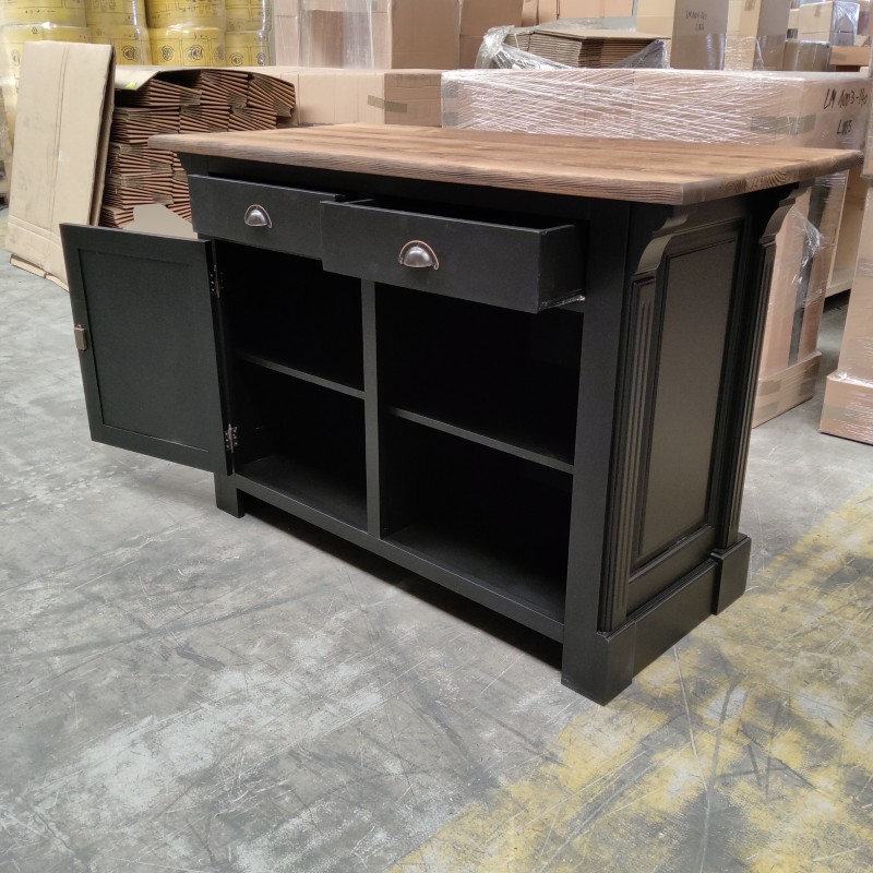 Rangement intégré sous plateau du comptoir Bristol lokimob BRISTOL_topBP064_L003