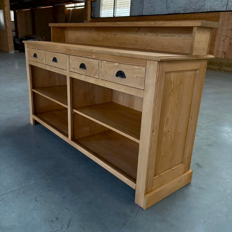 Accueil commerce bois brun clair lokimob DEWSBURY_C002