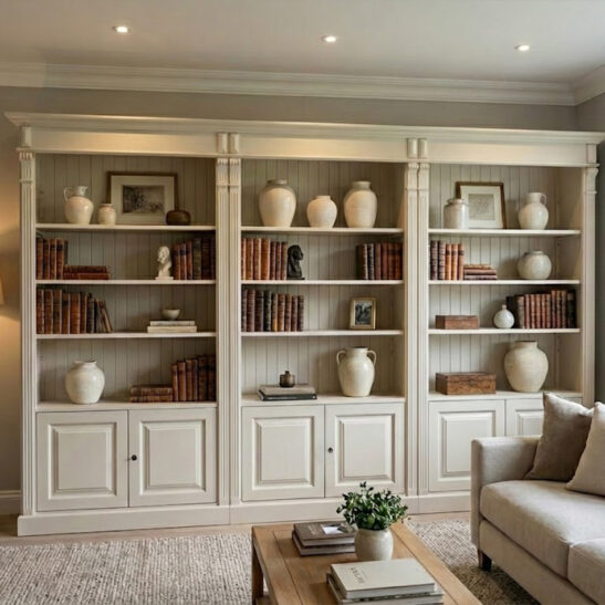 Bibliothèques, Etagères, Vitrines