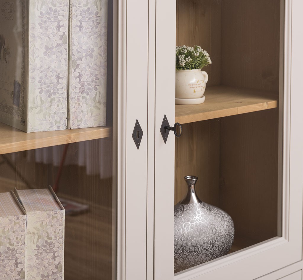 armoire avec 2 portes pleines te 2 portes vitrées collection élégance lokimob LM487_L024_L002 (7)