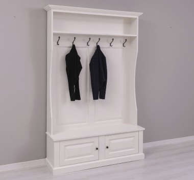 vestiaire 6 patères 1 porte 1 étagère pin massif personnalisable lokimob LM535_L039A (4)