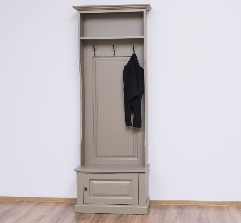 vestiaire porte manteaux 1 porte pin massif personnalisable lokimob LM534_L031 (1)