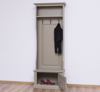 vestiaire porte manteaux 1 porte pin massif personnalisable lokimob LM534_L031 (2)