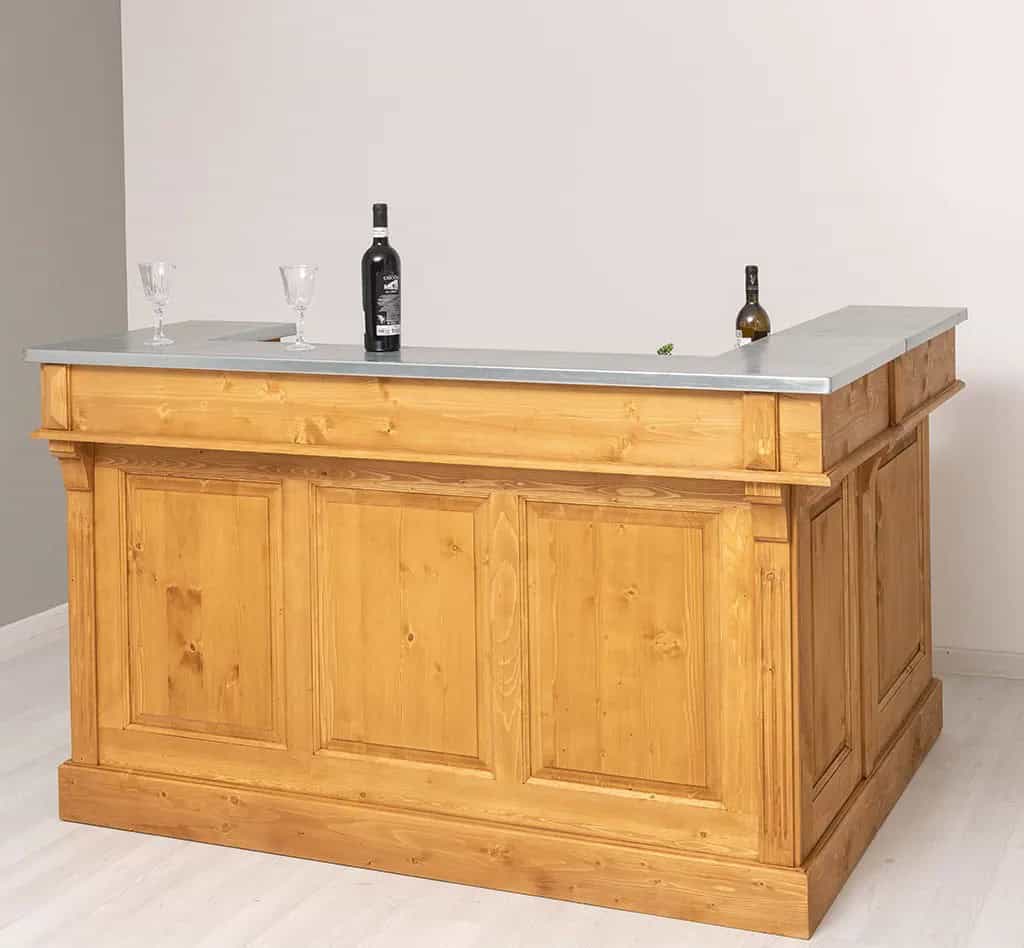 Bar d angle avec plateau en zinc de Lokimob - SPEC7228 - Couleur C002 (9)