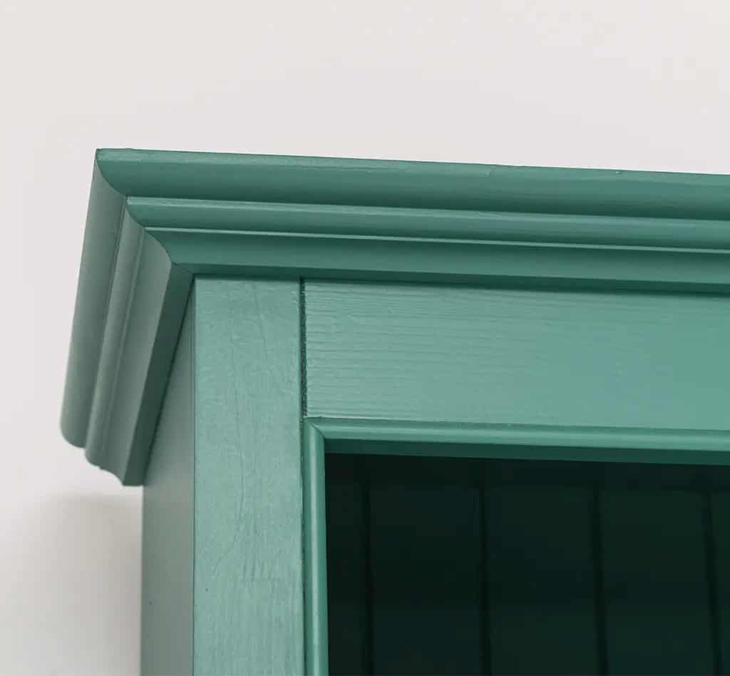 bibliothèque décorative vert patiné 79 cm lokimob LM119_L114